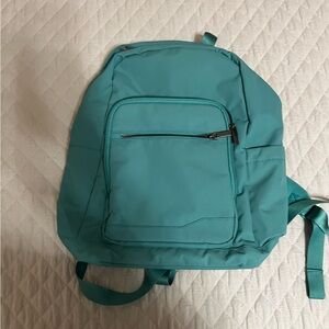 Dark teal travel mini backpack